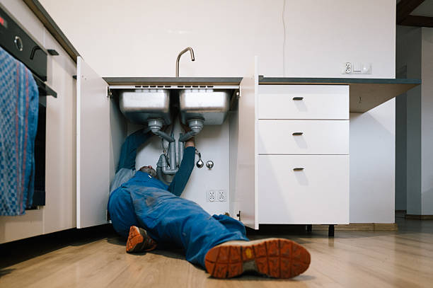 Professional Emergency Plumber technician working in Maxton, NC